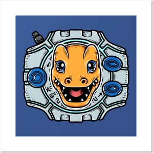 Agumon Head Posters and Art